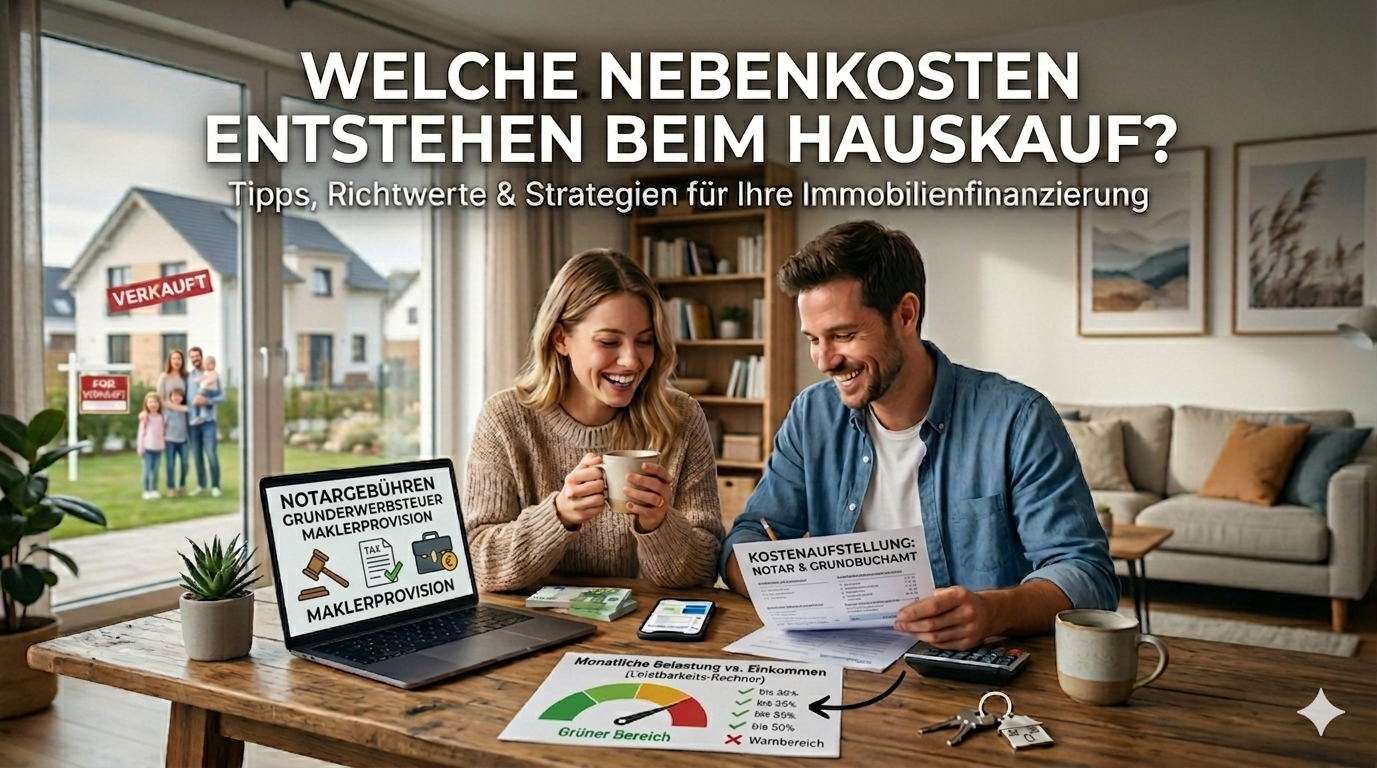 Welche Nebenkosten entstehen beim Hauskauf?